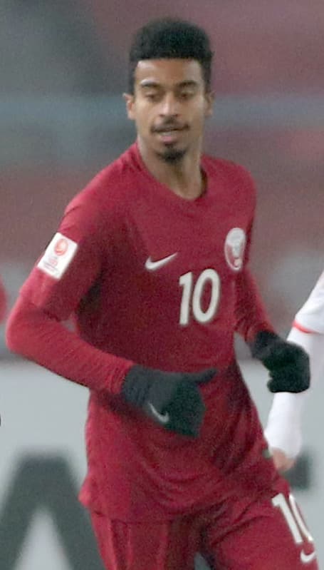 Akram Afif cutout photo