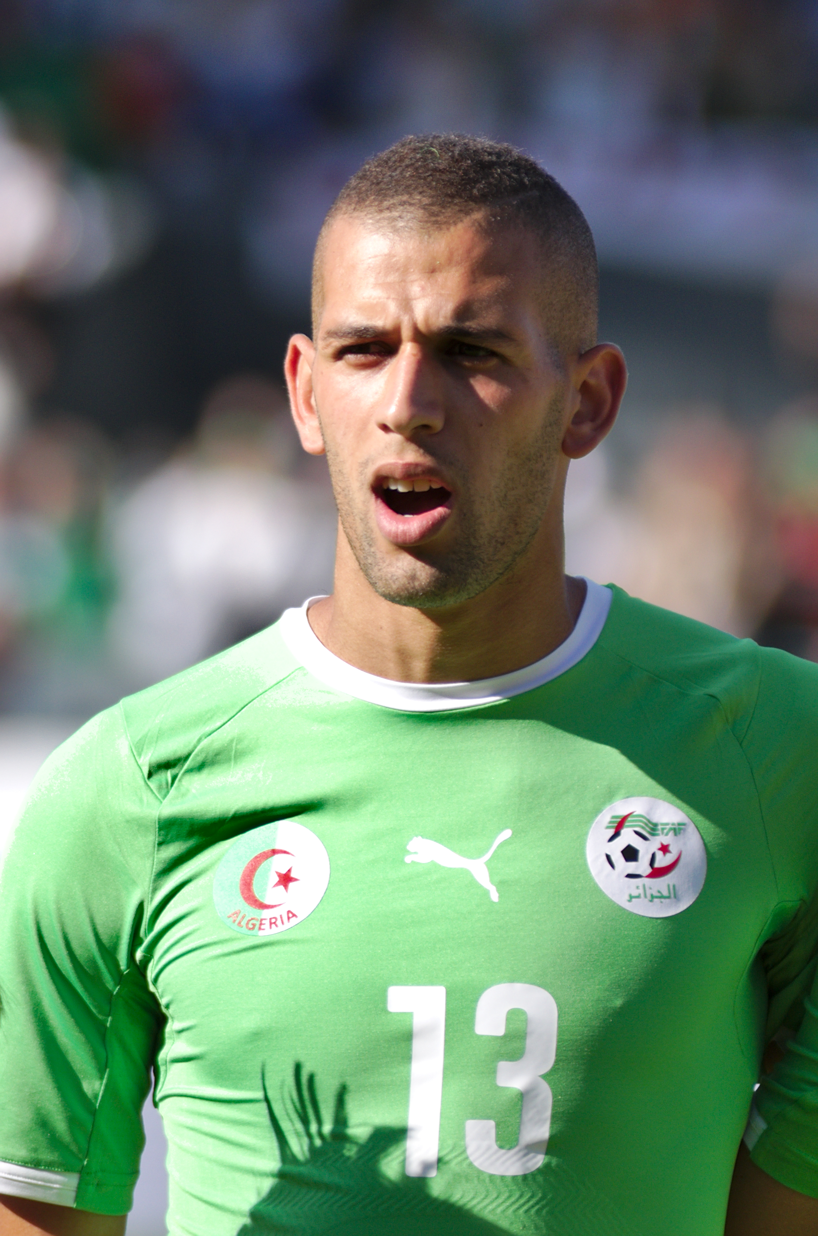 Islam Slimani cutout photo
